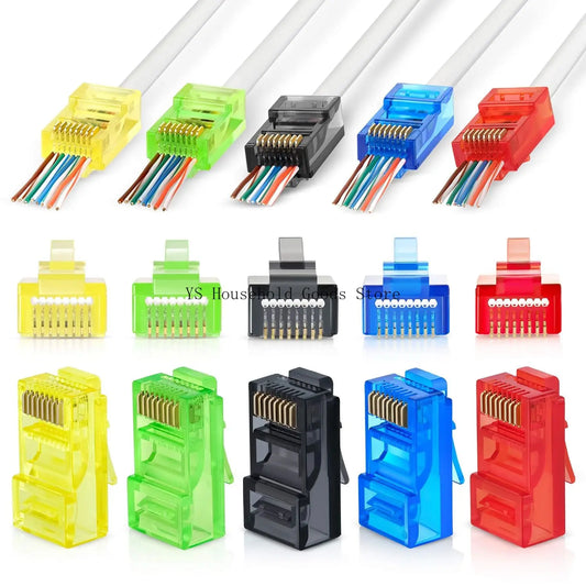 RJ45 Cat6 Pass-Through Connector Set