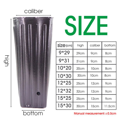 Tall Square Nursery Grow Pots