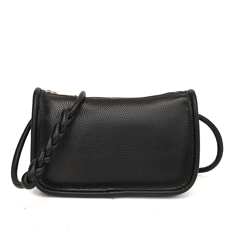 Genuine Cow Leather Crossbody Bag