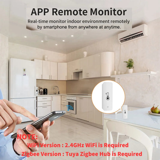 Smart WiFi Temperature & Humidity Sensor