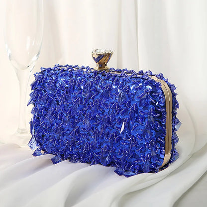 Handmade Beaded Evening Clutch Bag