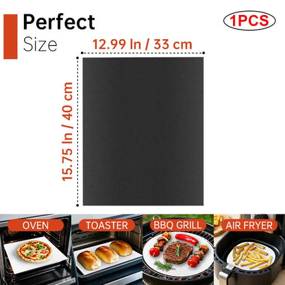 Heat Resistant Teflon Grill & Baking Mat for BBQ, Oven & Air Fryer