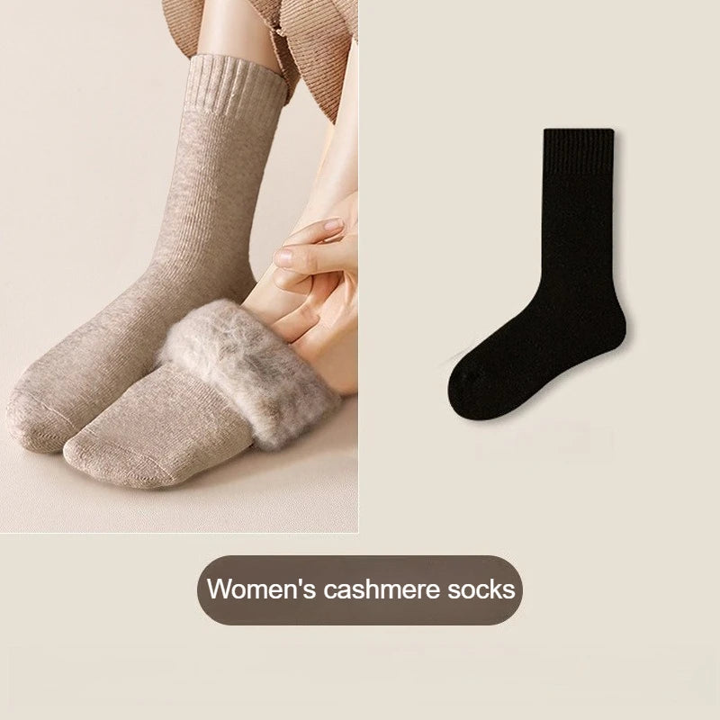 Women’s Wool Blend Thermal Socks 5 Pairs