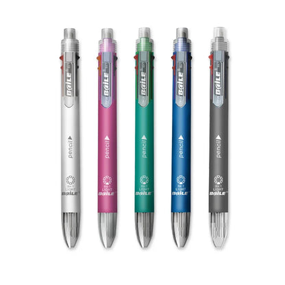 6 In 1 Multicolor Ballpoint Pens 5 Colors