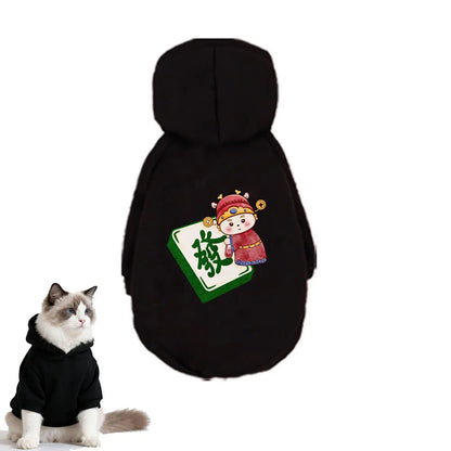 Pet Hooded Sweatshirt for Dogs & Cats