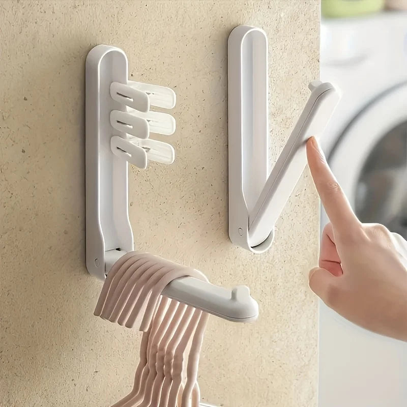 Space-Saving Foldable Clothes Hanger Organizer