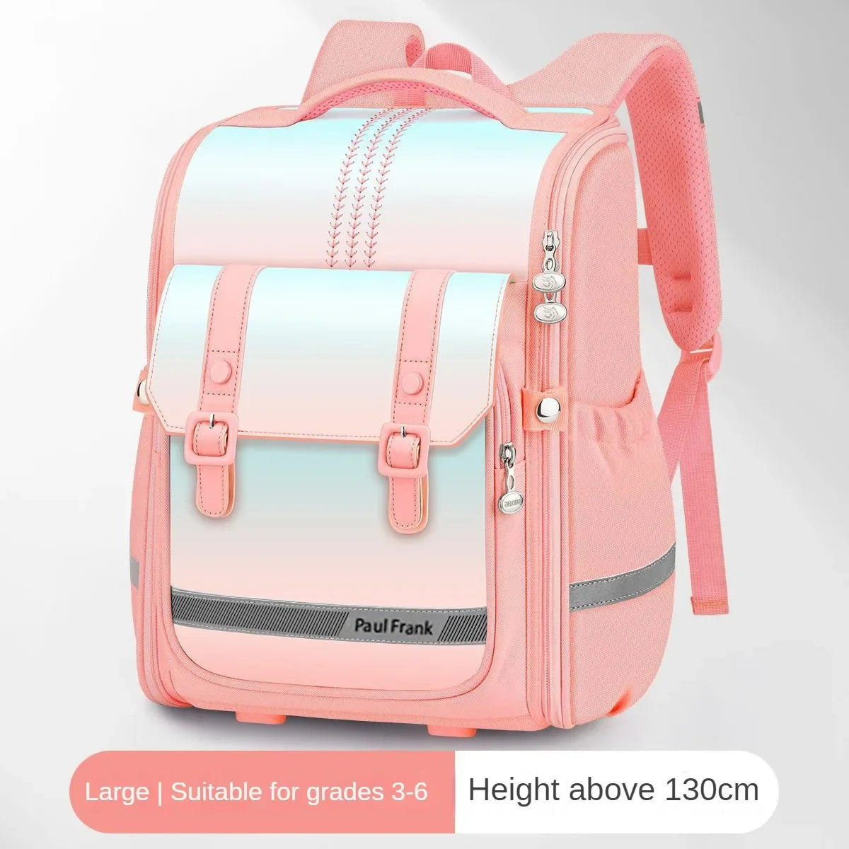 Gradient Spine Protector Kids School Backpack