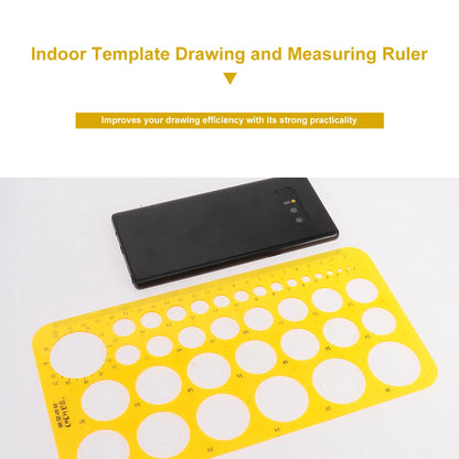 Circle Template Drawing Ruler