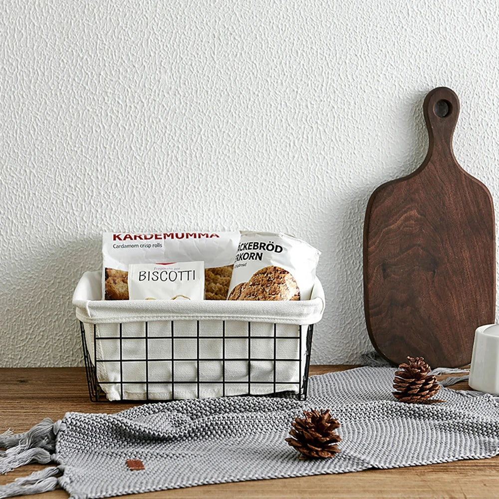 Rustic Wire Storage Basket