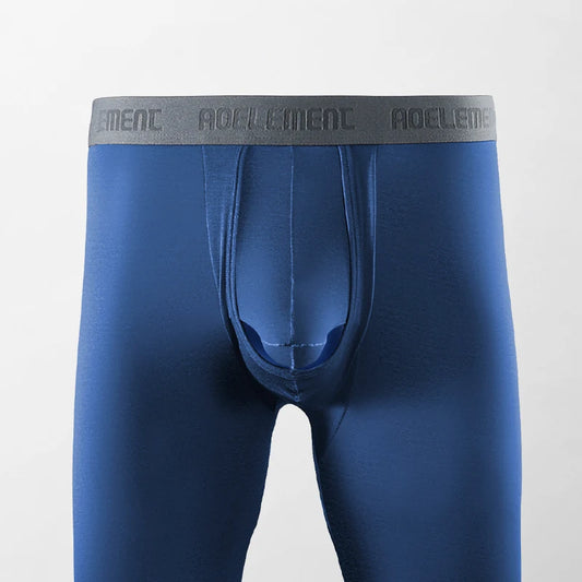 Men's Thermal Base Layer Pants with Support Pouch