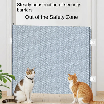 Retractable No-Drill Pet Safety Gate