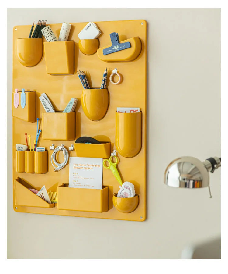 Wall-Mounted Modular Storage Organiser Board