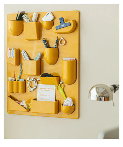 Wall-Mounted Modular Storage Organiser Board