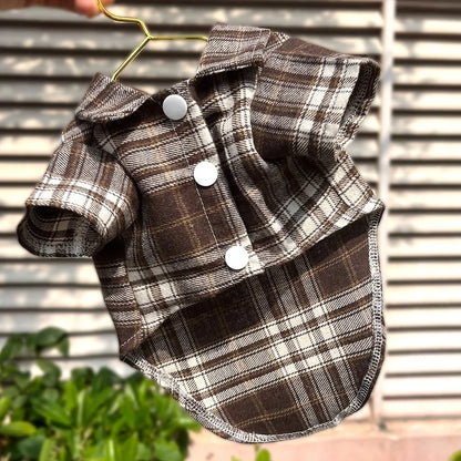 Classic Plaid Dog Shirt