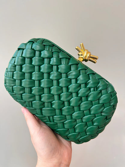Woven Evening Clutch Shoulder Bag