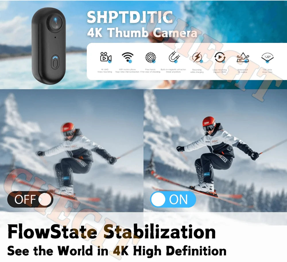 Mini 4K WiFi Action Camera