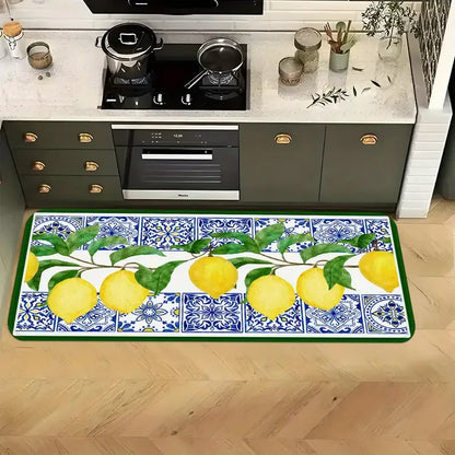 Lemon Fruit Kitchen Floor Mat