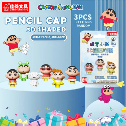 Crayon Shin-Chan 3D Pencil Cap Set