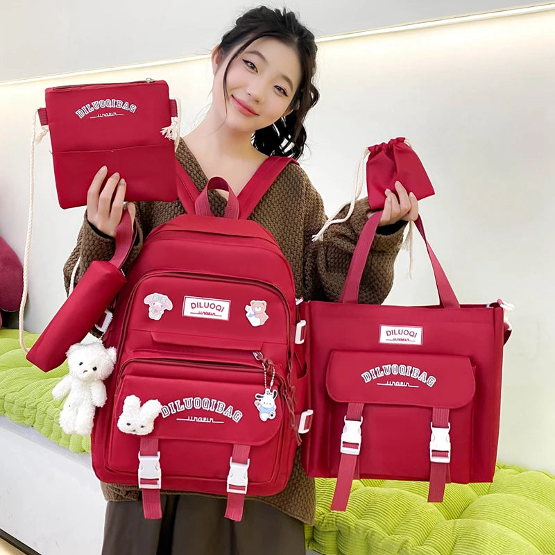 High Capacity Student Backpack Set