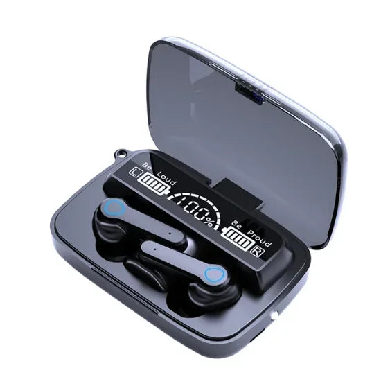 M19 True Wireless Bluetooth Earbuds with LED Charging Case