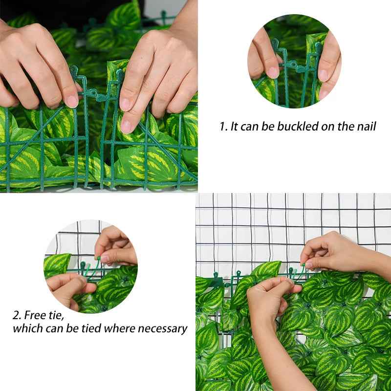 Artificial Ivy Privacy Fence Panel