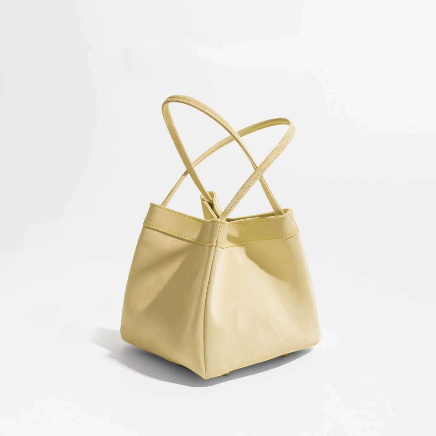 Custom Name Suede Leather Shoulder Bag with Top Handle