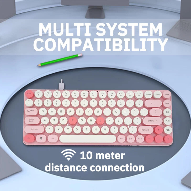 Retro Wireless Keyboard