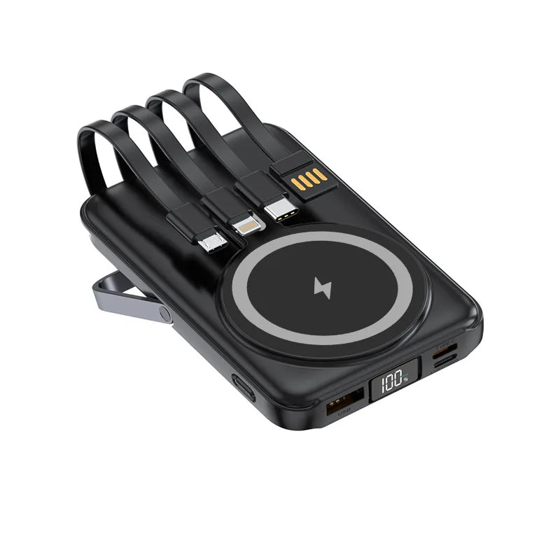 20000mAh Magnetic Wireless Power Bank with Phone Stand
