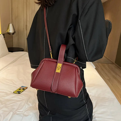 Luxury Style Small Tote Purse with Interior Zipper Pocket