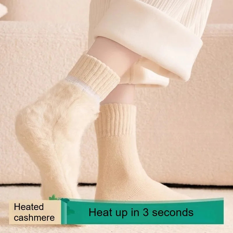 Women’s Wool Blend Thermal Socks 5 Pairs