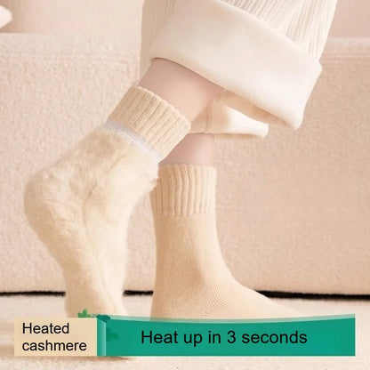 Women’s Wool Blend Thermal Socks 5 Pairs