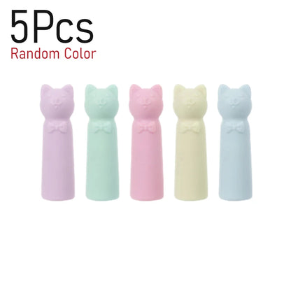 Cute Cat Pencil Top Eraser Caps