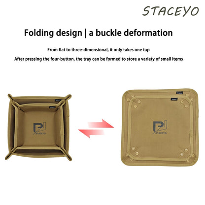 Foldable Oxford Fabric Storage Tray