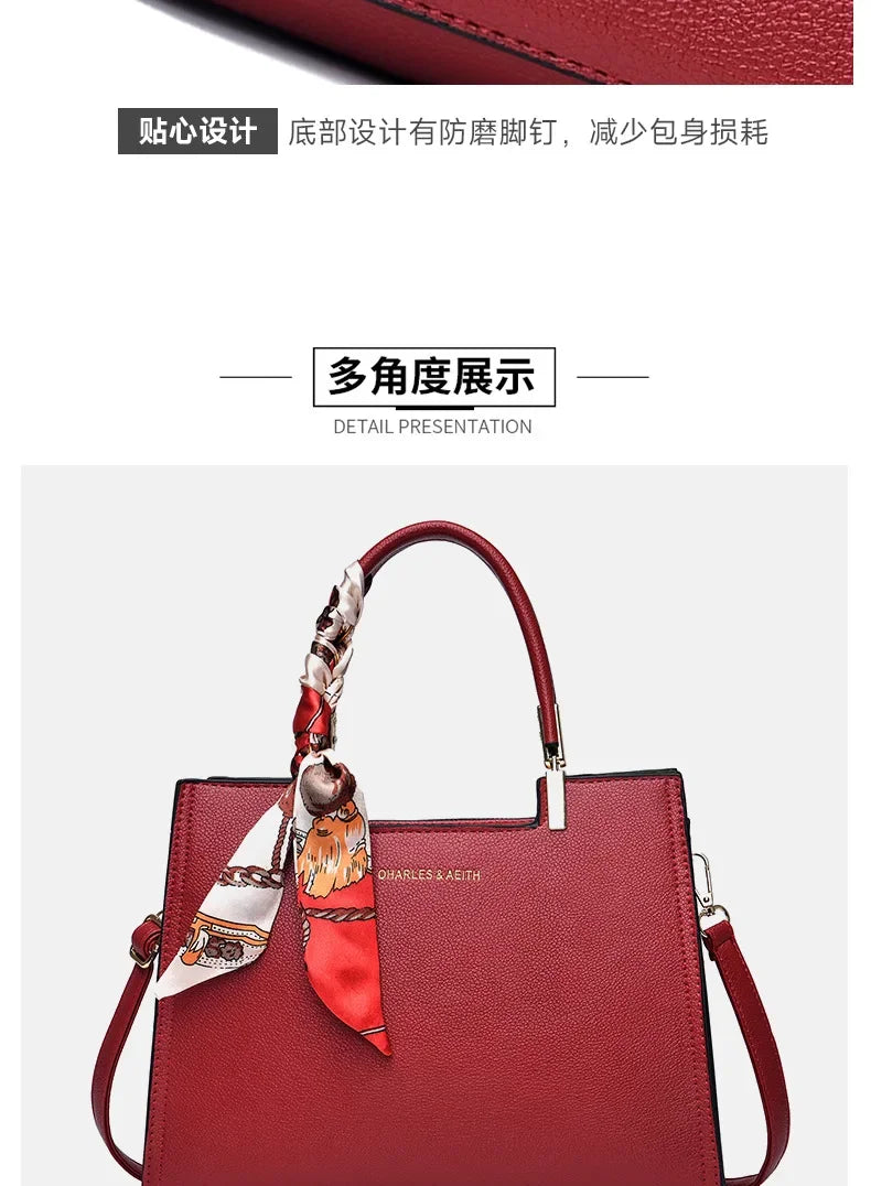Luxury Women’s Structured Satchel Shoulder & Crossbody Handbag