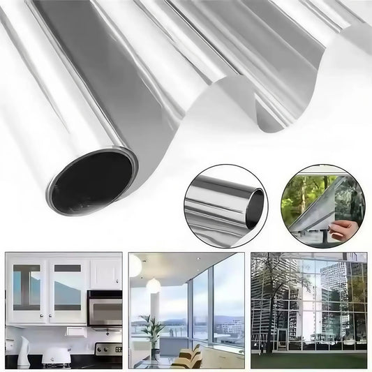 Silver One-Way Privacy Window Film