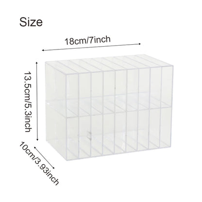 Transparent Acrylic Marker Pen Organizer Box