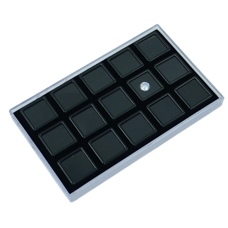 Jewellery Storage Case with Foam Grid Inserts
