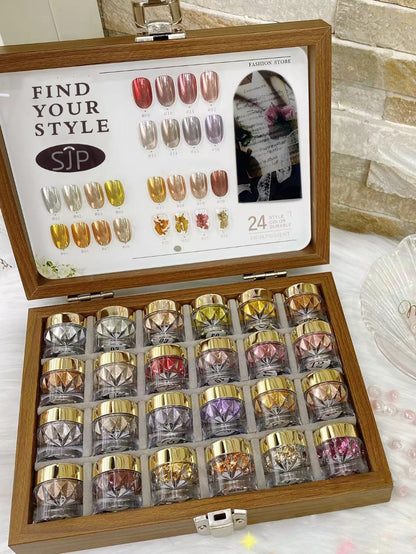 Color Moonlight Magic Mirror Nail Powder Set