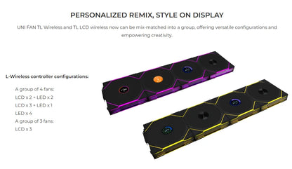 UNI FAN TL140 Wireless RGB Fan