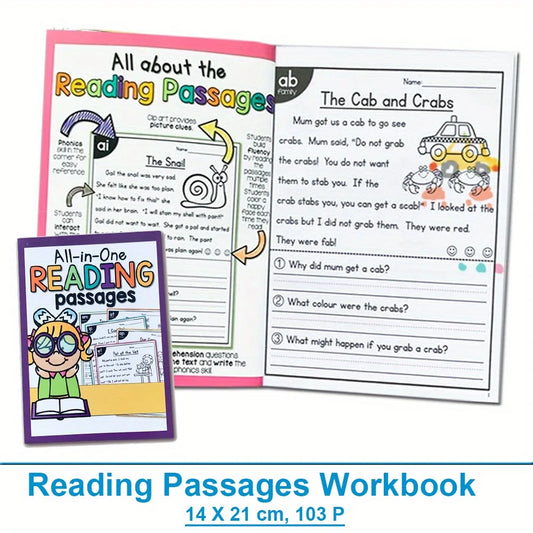 Reading Passages Comprehension Workbook