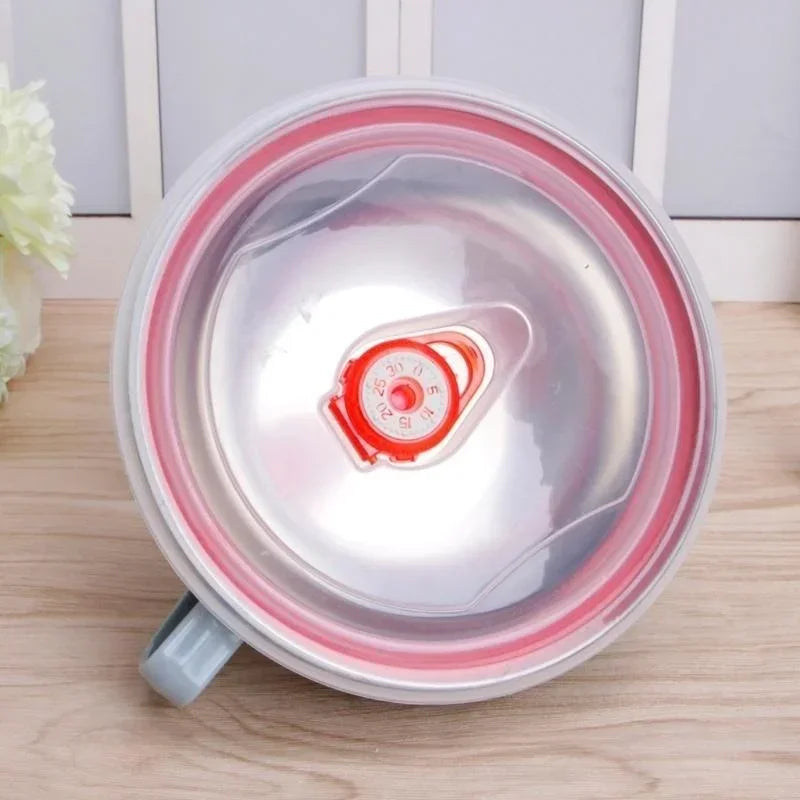 Insulated Stainless Steel Noodle Bowl with Handle & Lid