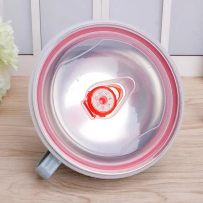 Insulated Stainless Steel Noodle Bowl with Handle & Lid