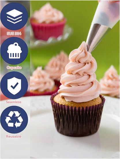 Stainless Steel Cake Piping Nozzle Set