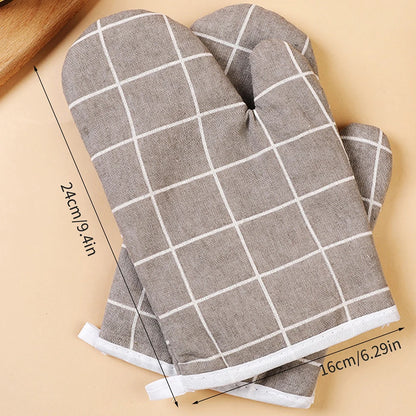 Insulated Kitchen Oven Mitts for Baking, Grilling & Cooking