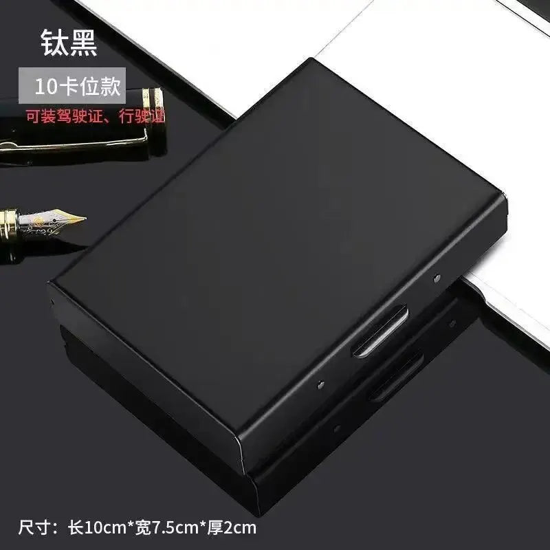 Stainless Steel RFID Blocking Credit Card Holder