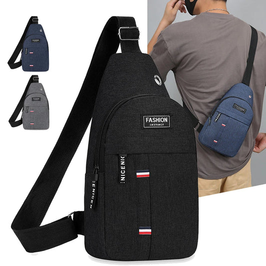 Men's One Shoulder Crossbody Chest Bag