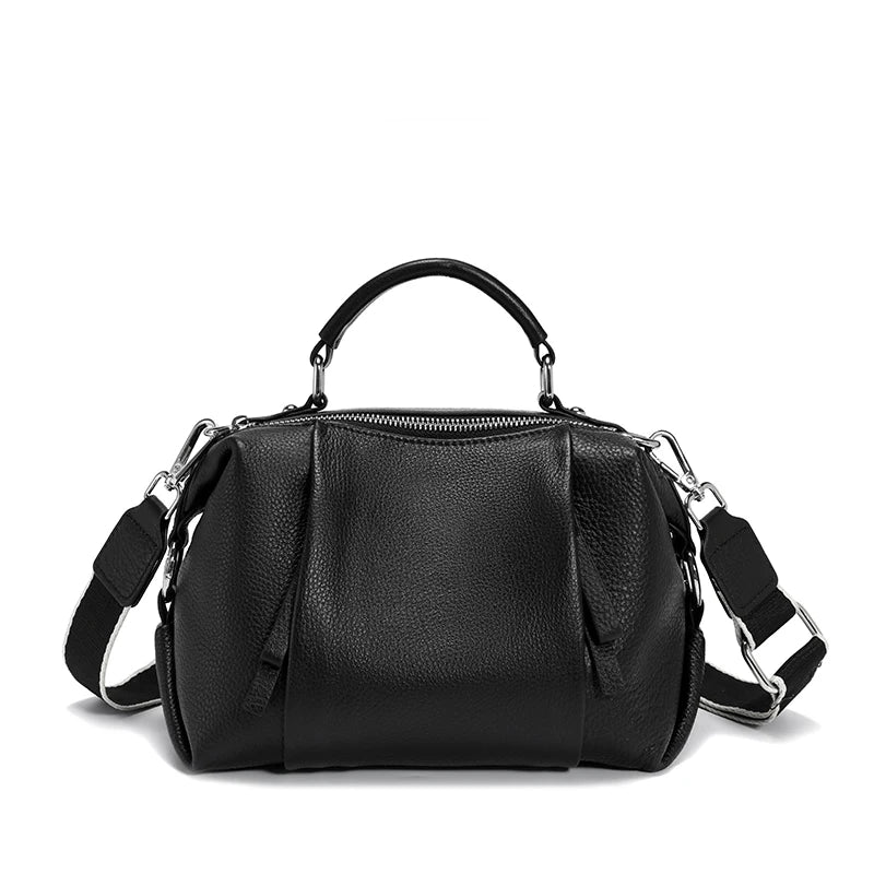 Women’s Genuine Cowhide Leather Shoulder Bag