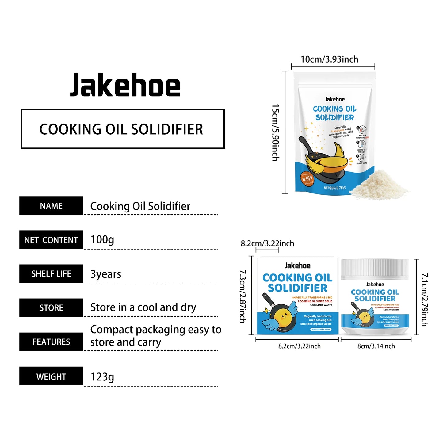 Cooking Oil Solidifier Powder