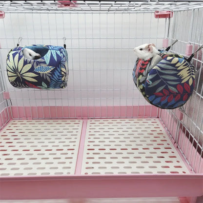 Hamster Hanging House & Soft Cotton Hammock for Small Animals
