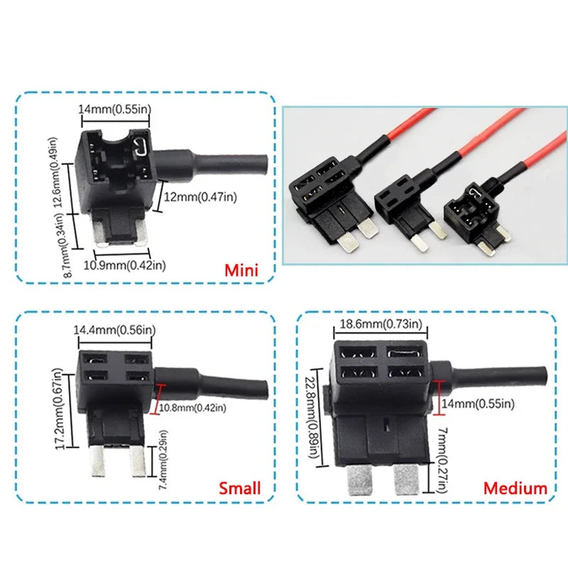 Add-A-Circuit Fuse Tap Adapter with Fuse Holder